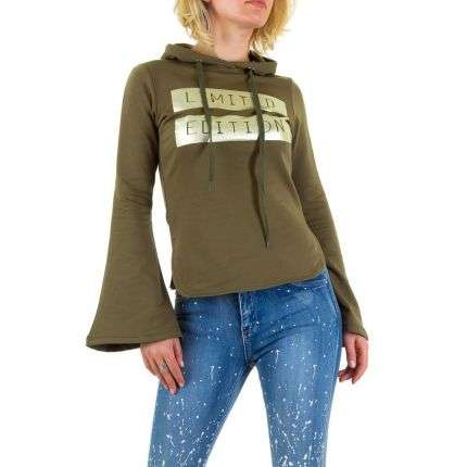 Damen Sweatshirt von Emma&Ashley Design - armygreen