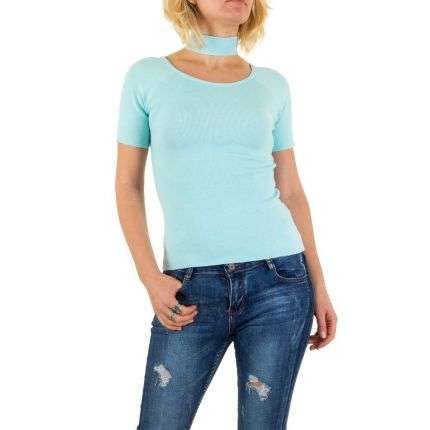 Damen Pullover von Jcl Paris Gr. one size - blue