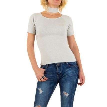 Damen Pullover von Jcl Paris Gr. one size - grey