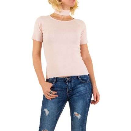 Damen Pullover von Jcl Paris Gr. one size - rose