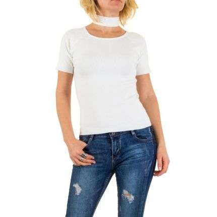 Damen Pullover von Jcl Paris Gr. one size - white