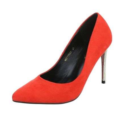 Damen High Heels - red