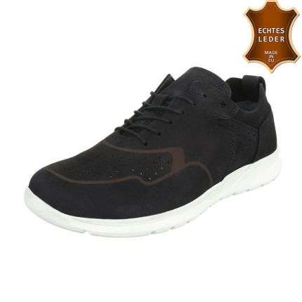 Leder Herren Freizeitschuhe von COOLWALK - black