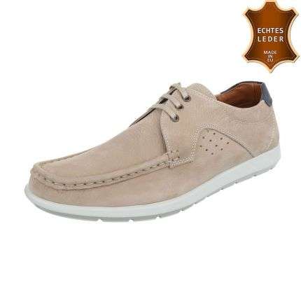 Leder Herren Freizeitschuhe von COOLWALK - sand