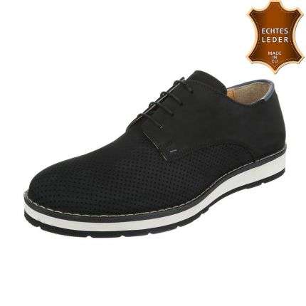 Leder Herren Freizeitschuhe von COOLWALK - black
