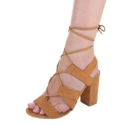 Damen Sandalen - camel