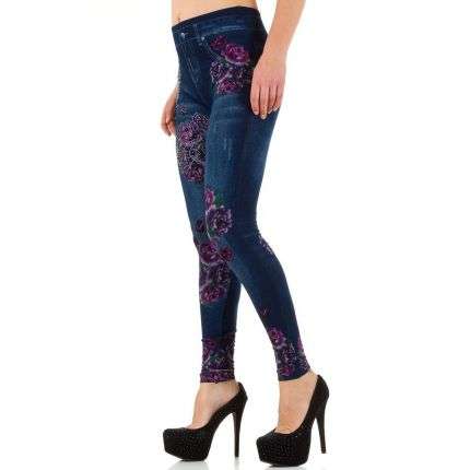 Damen Leggings von Best Fashion Gr. one size - blue