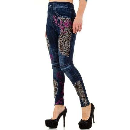 Damen Leggings von Best Fashion Gr. one size - blue