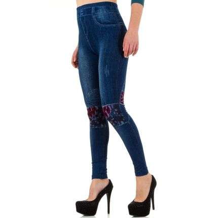 Damen Leggings von Best Fashion Gr. one size - blue