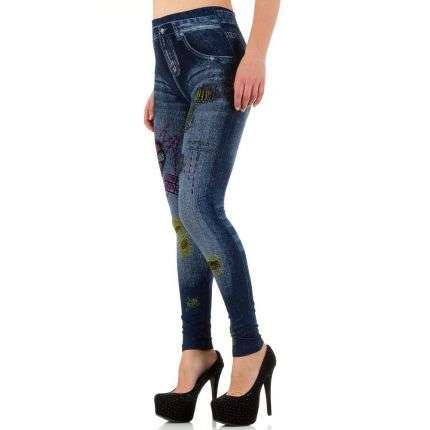 Damen Leggings von Best Fashion Gr. one size - blue