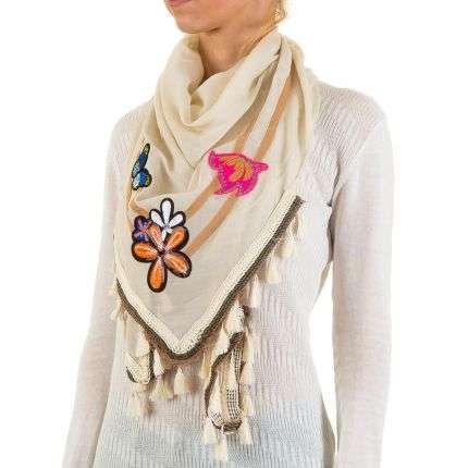 Damen Schal von Best Fashion Gr. one size - beige