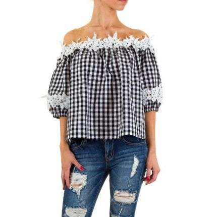 Damen Bluse von Shk Mode Gr. one size - black