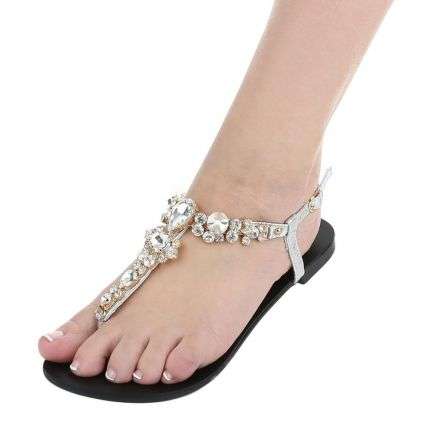 Damen Sandalen - silver