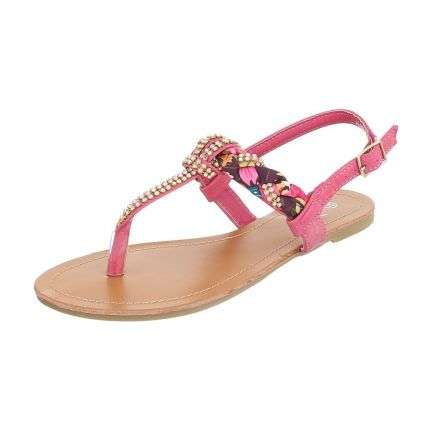 Damen Sandalen - fuschia