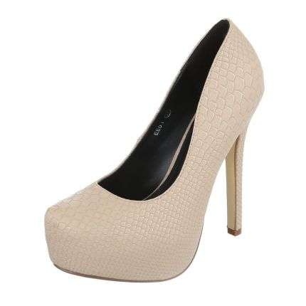 Damen High Heels - beige