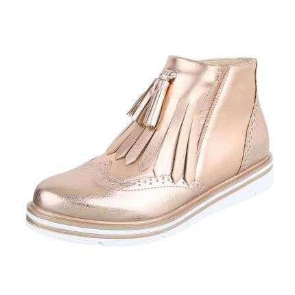 Damen Stiefeletten - gold