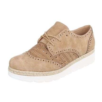 Damen Halbschuhe - camel