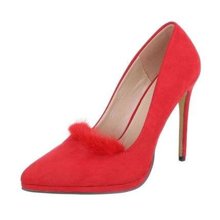 Damen High Heels - red