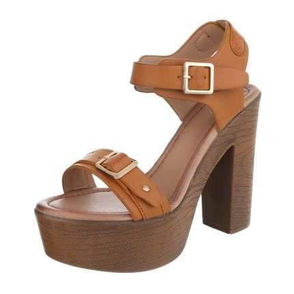 Damen Sandalen - camel