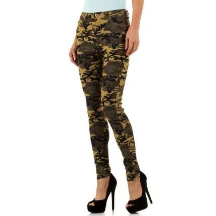 Damen Jeans von Regular Denim - army