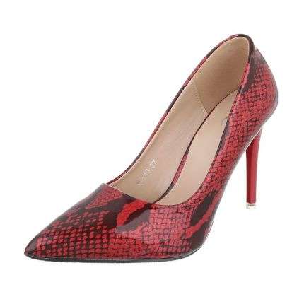 Damen High Heels - red