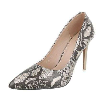 Damen High Heels - khaki
