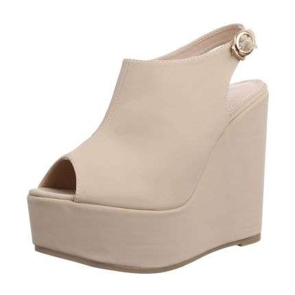 Damen Sandaletten - beige