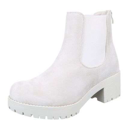 Damen Stiefeletten - beige