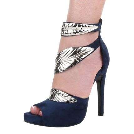 Damen Sandaletten - navy