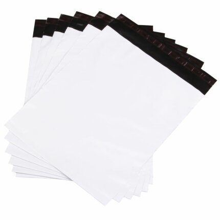 LDPE Versandbeutel-Shipping bag 60 my - blackwhite - 100 Stück