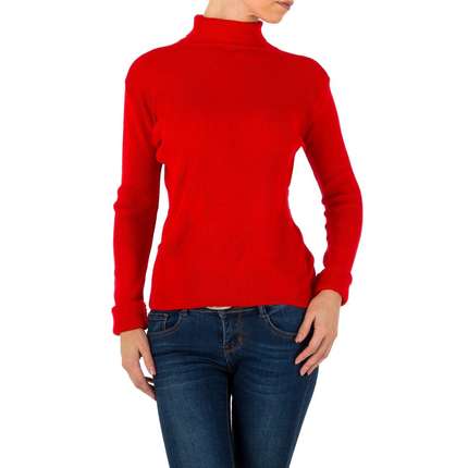 Damen Pullover von Milas Gr. one size - red