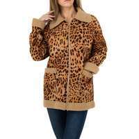 Damen Mantel von JCL - leopard