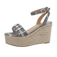 Damen Keilsandaletten - black