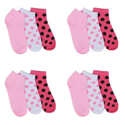 Damen Socken - 12 Paar  - rowhite