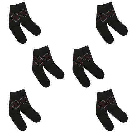 12 Paar Herren Socken  - black
