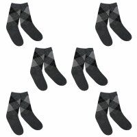 12 Paar Herren Socken  - DK.grey