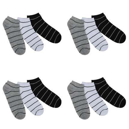 12 Paar Herren Socken  - bwgrey