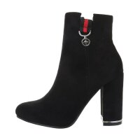 Damen High-Heel Stiefeletten - black