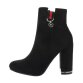 Damen High-Heel Stiefeletten - black