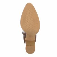 Damen High-Heel Stiefel - camel