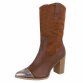 Damen High-Heel Stiefel - camel