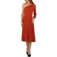 Damen Kleid von Voyelles Gr. One Size - orange