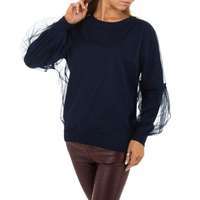 Damen Pullover von Voyelles Gr. One Size - DK.blue