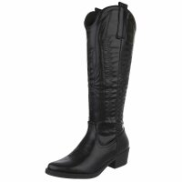Damen Western- & Bikerboots - black