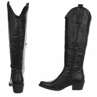 Damen Western- & Bikerboots - black
