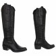 Damen Western- & Bikerboots - black