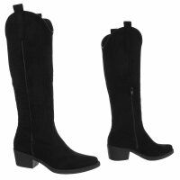 Damen Western- & Bikerboots - black