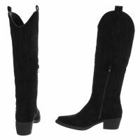 Damen Western- & Bikerboots - black