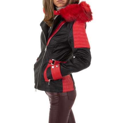 Damen Jacke von Glo Story - blackred
