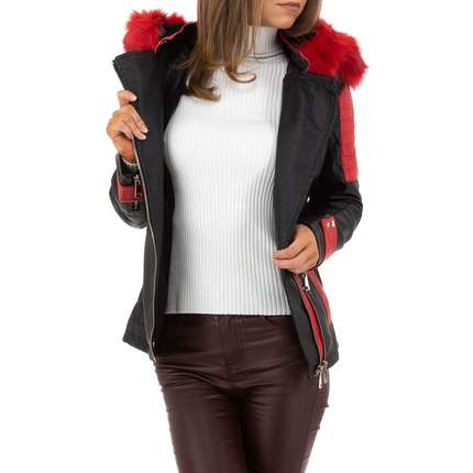 Damen Jacke von Glo Story - blackred